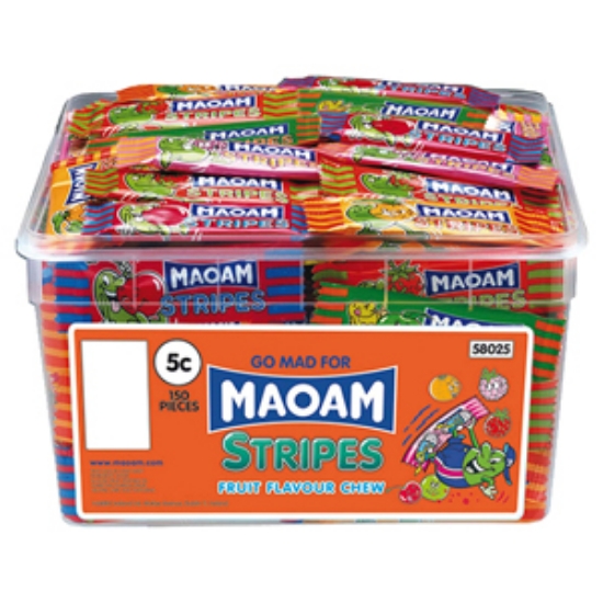 Picture of Haribo Tubs Maoam Stripes 5c x150
